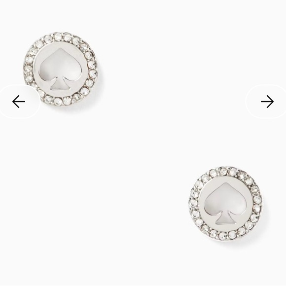 NEW Kate Spade”Spot the Spade” Earrings - Picture 4 of 5